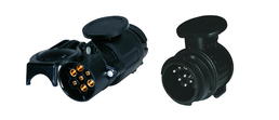Miniadapter mit 13-poligem Stecker und  7-poliger Kupplung